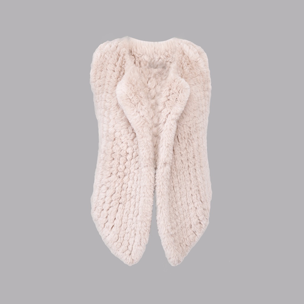 人造毛編織背心