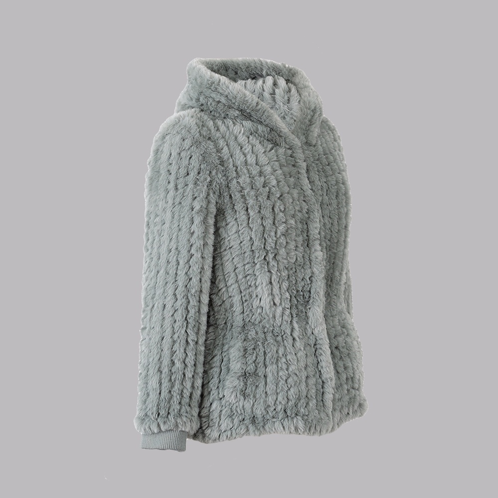 人造毛編織上衣