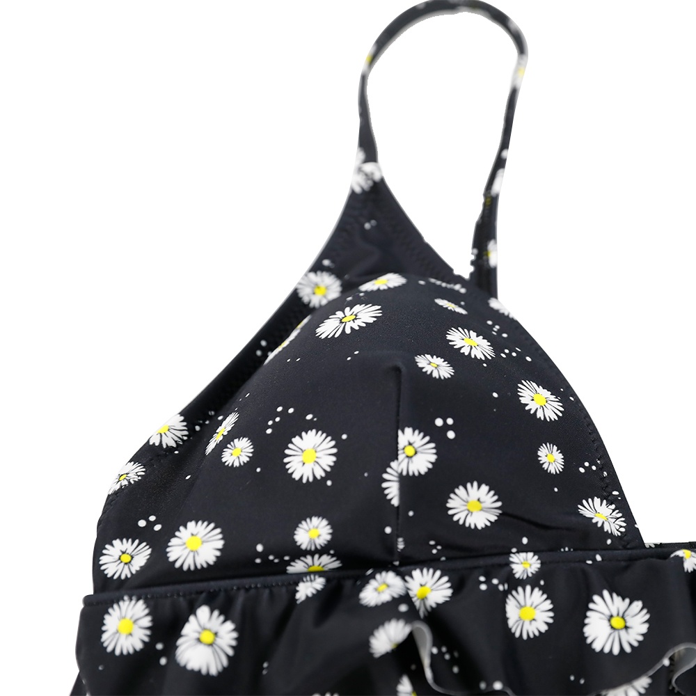 女士荷葉邊比基尼